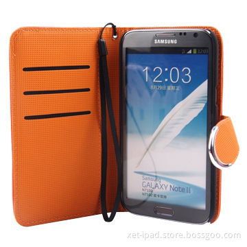 Leather Case/Cover for Samsung Galaxy Note 2, Various Colors Available